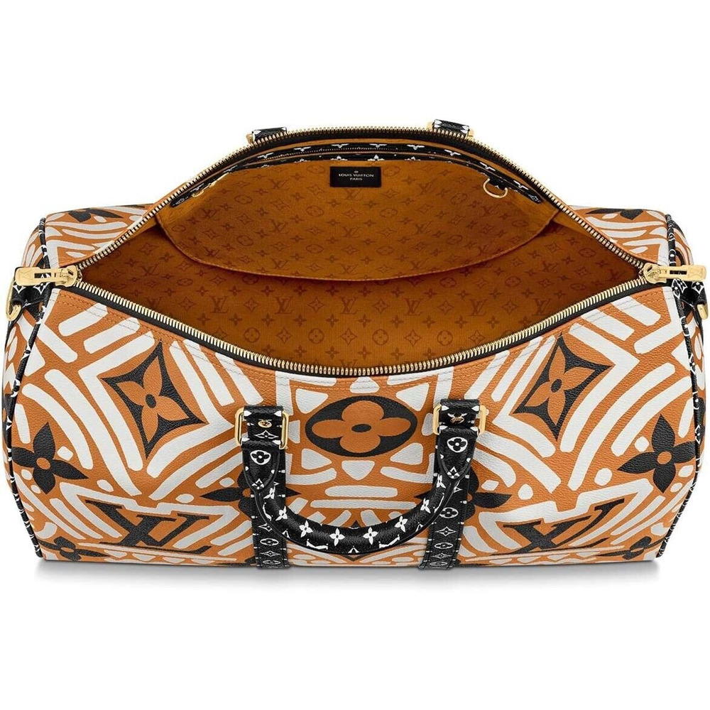 Louis Vuitton Keepall Bandouliere 45 Crafty Brown Monogram Weekend Travel Bag - Picture 9 of 11